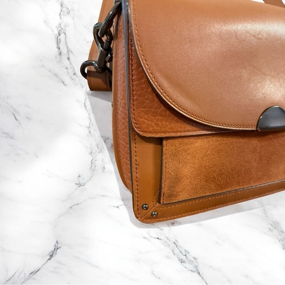 Coach Tan Leather Shoulder Bag - Picture 5 of 16